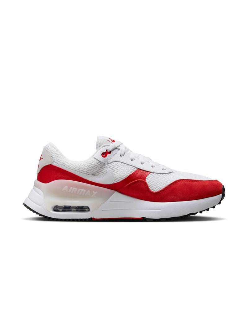 Chaussures Nike Air Max SYSTM Blanc & Rouge pour homme