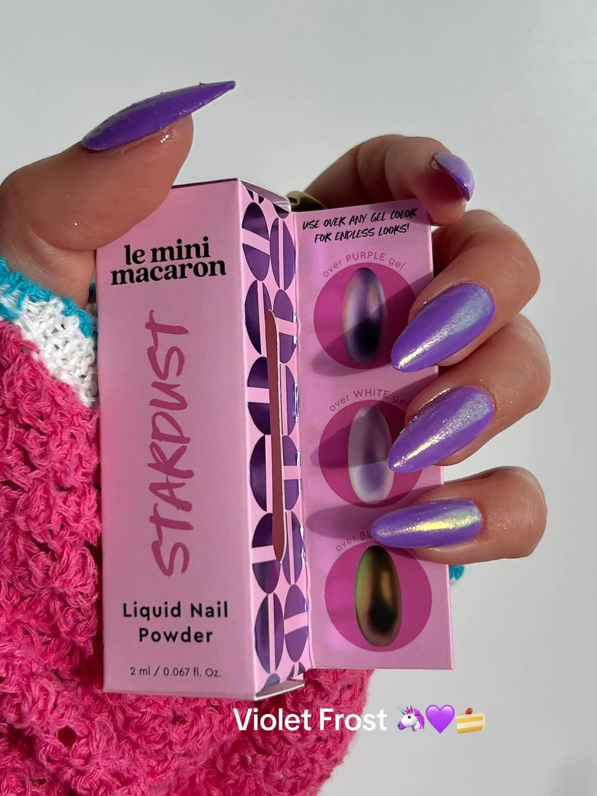 Le Mini Macaron  Flydende krompulver - Violet Frost