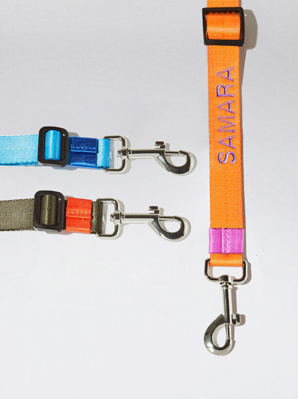 Guia personalizável para cães - Laranja