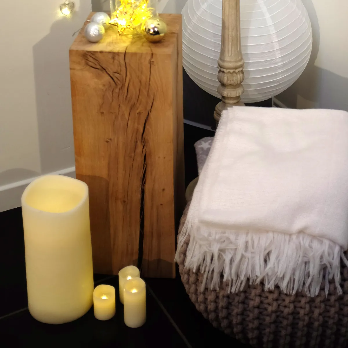 SkyLantern Bougie LED Ivoire