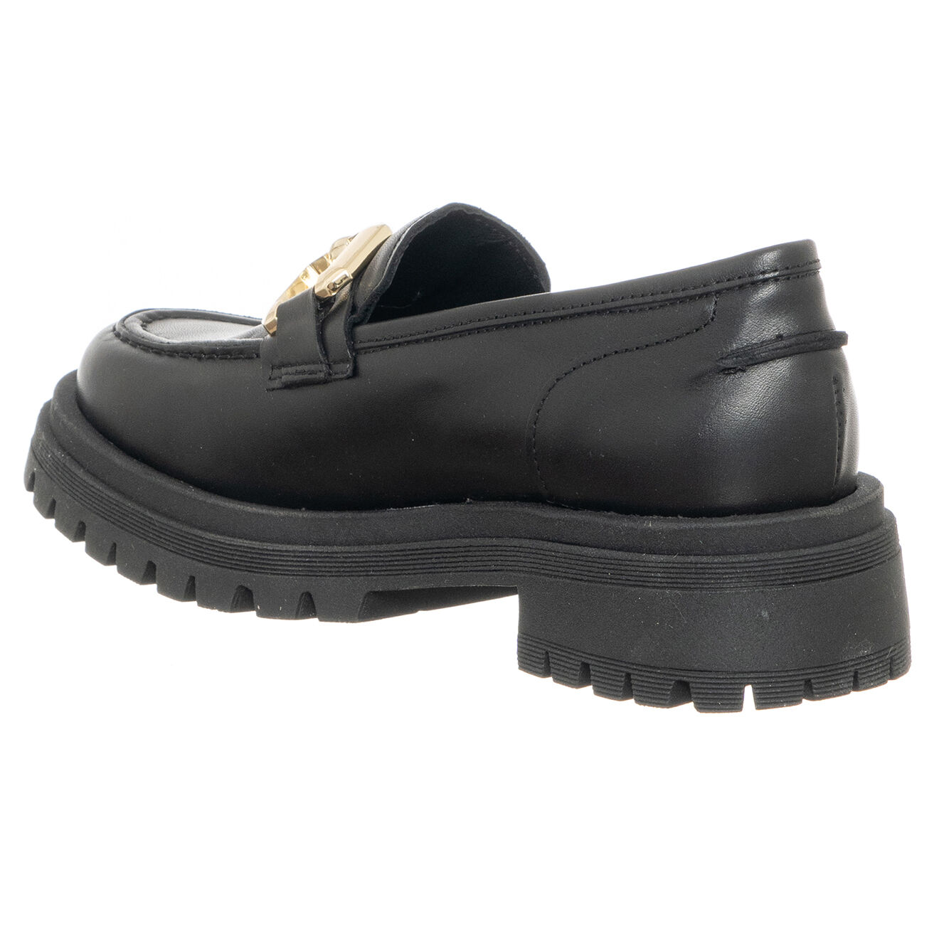 Loretta Pettinari Mocassins en Cuir Mean noirs - Talon 4.5 cm
