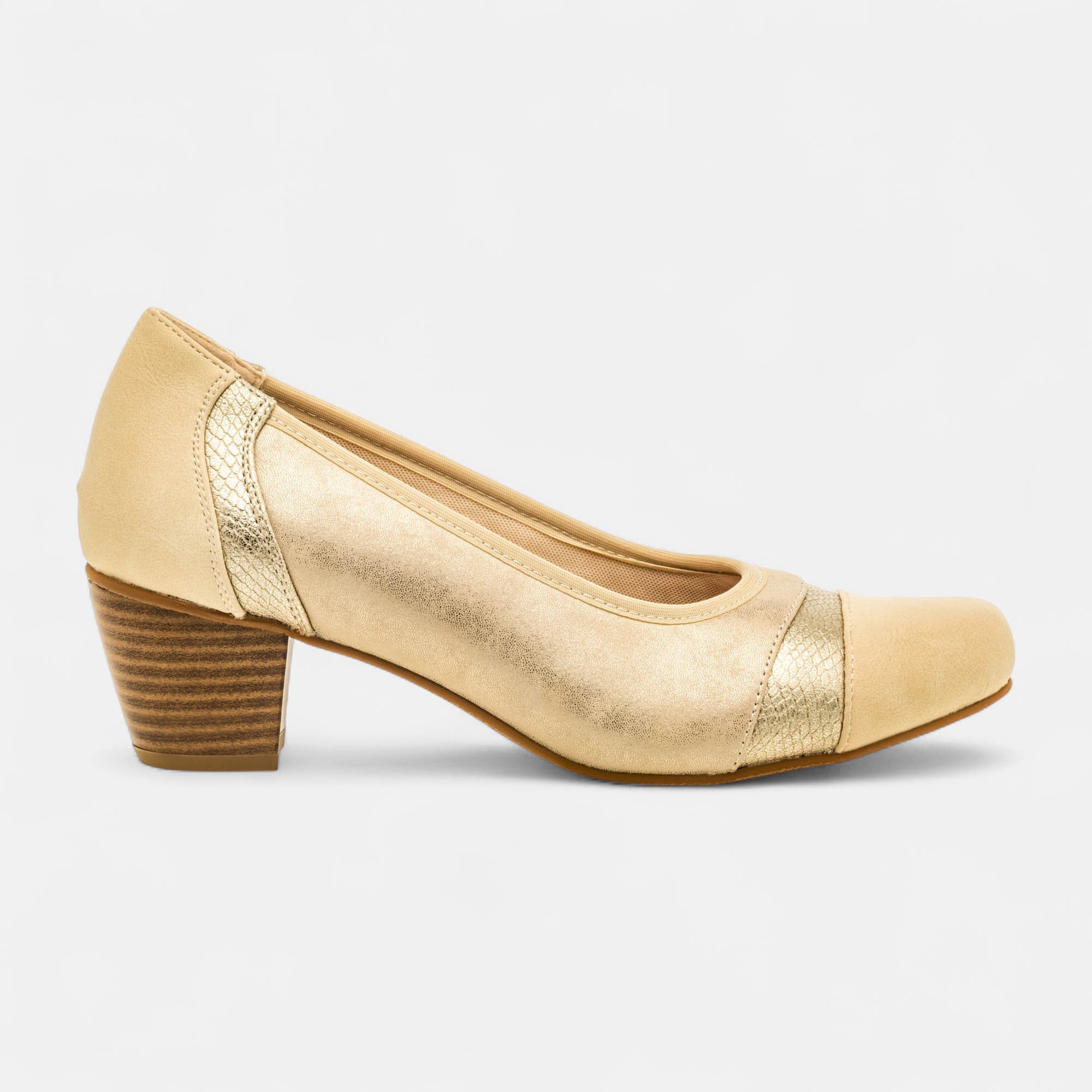 Escarpins pieds sensibles Femme beige