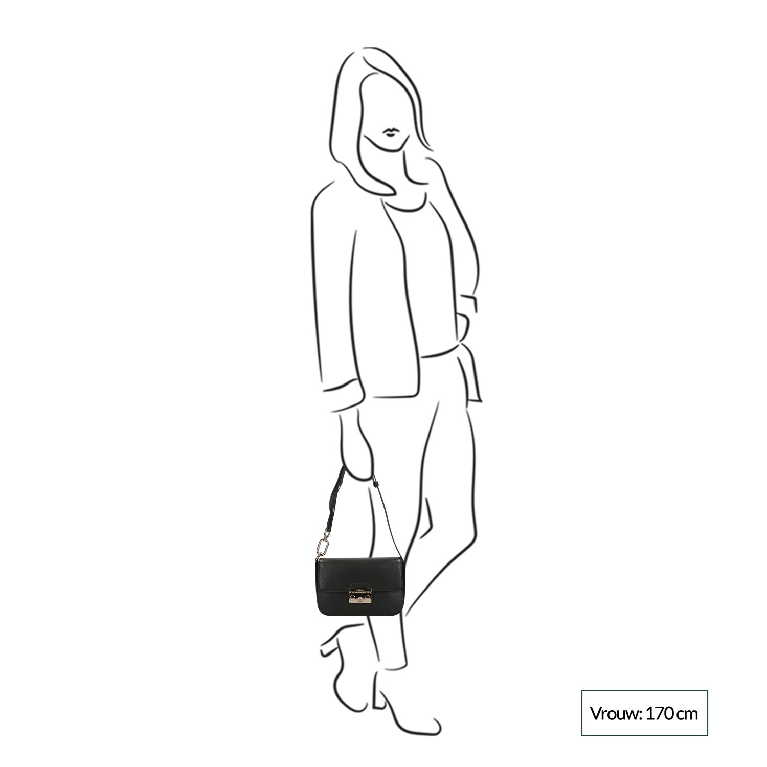 Furla Metropolis Shoulderbag S nero