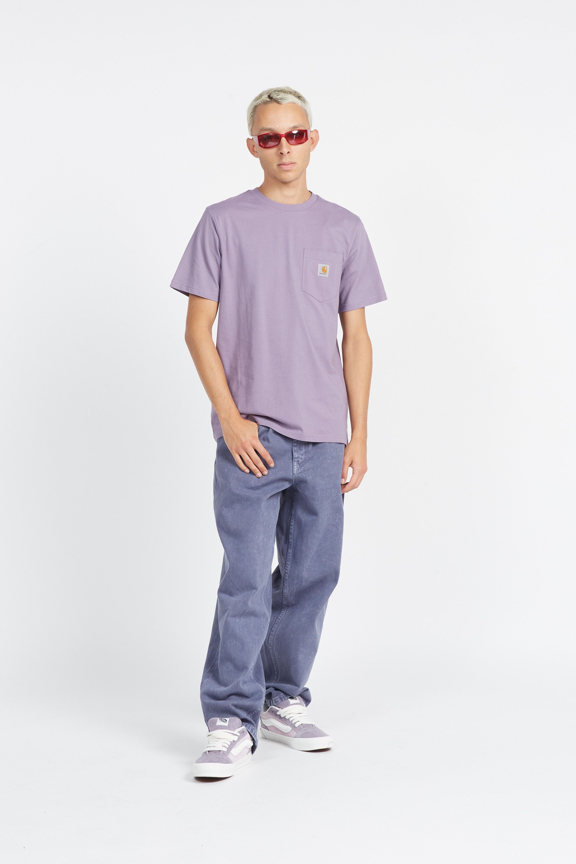 CARHARTT WIP T-shirt Pocket Violet