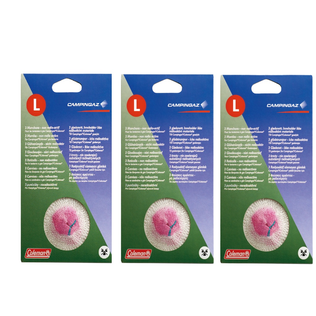 Campingaz maat L gloeikousjes - Set van 9