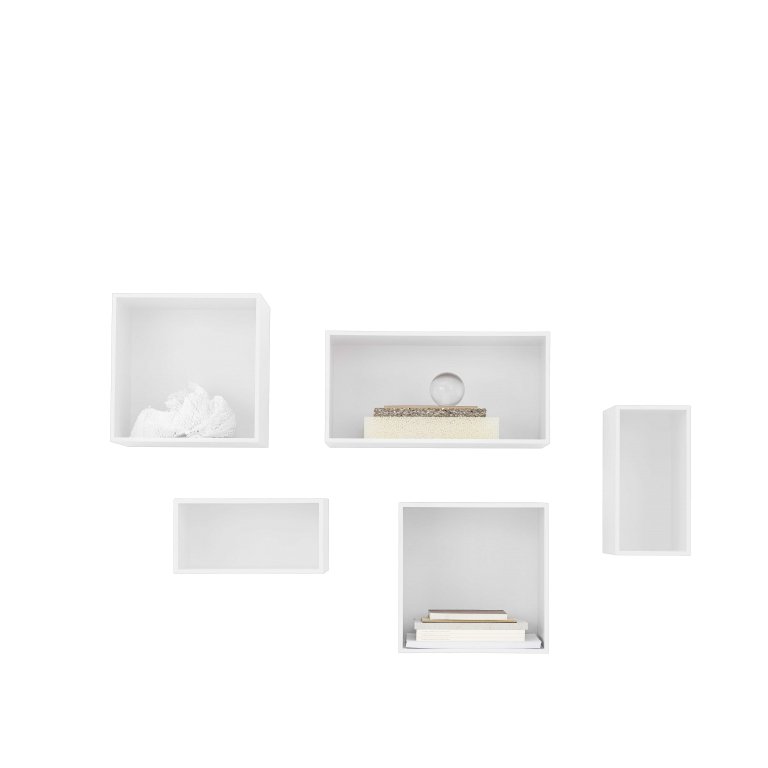 Muuto Mini Stacked 2.0 kast medium lichtgrijs