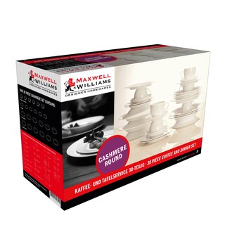 Maxwell & Williams Kombiset CASHMERE VILLA 30-teilig weiß