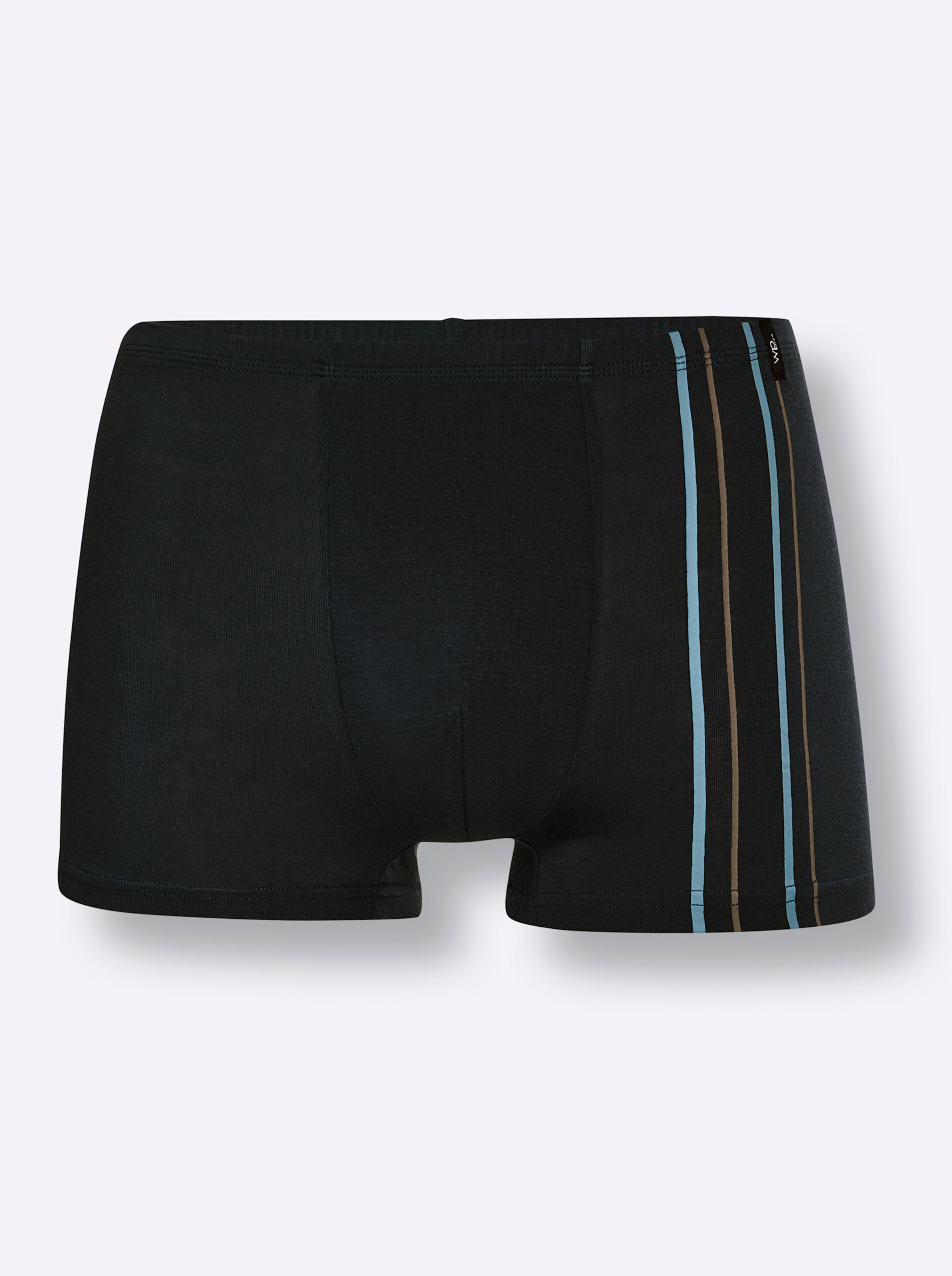 wäschepur men Pants in schwarz-aqua