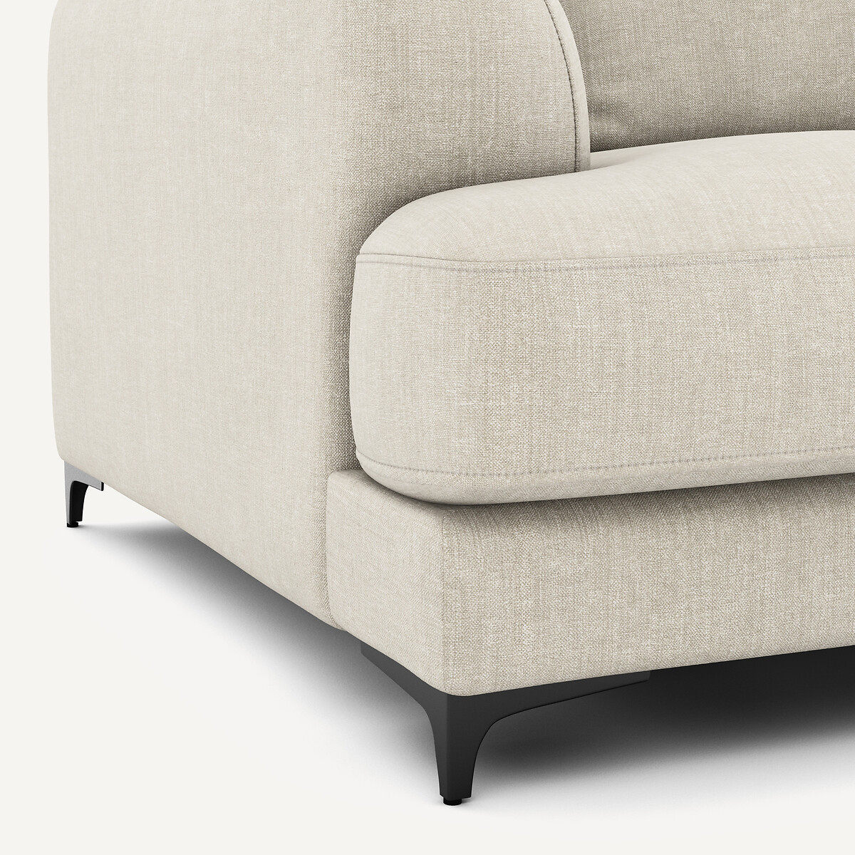 AM.PM<br>Sofá-cama de 4 lugares em linho de algodão, Marsile