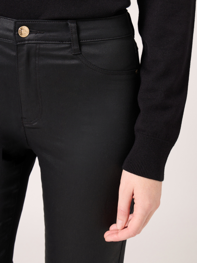 Pantalon skinny enduit