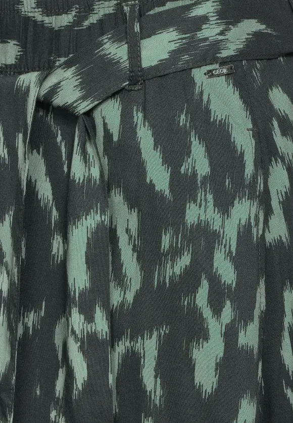 Viskose Print Rock - strong khaki