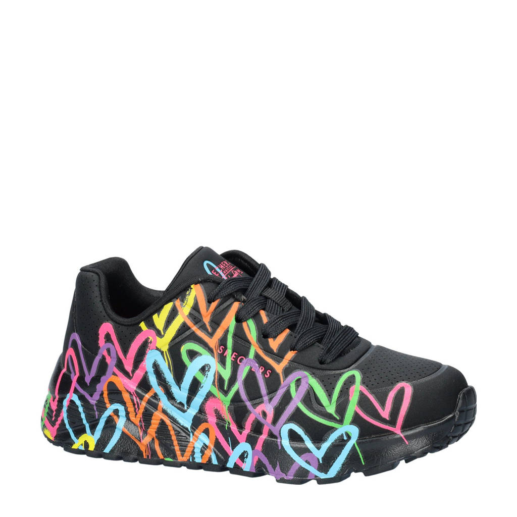 Skechers Uno Litesneakers zwart/multi
