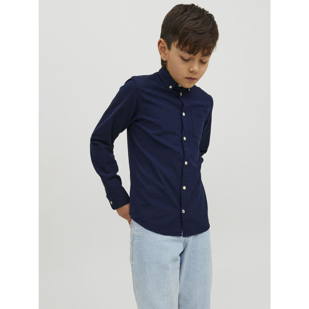 Køb Jack & Jones Junior Navy Blazer Jjeoxford Skjorte L/S Noos Jnr