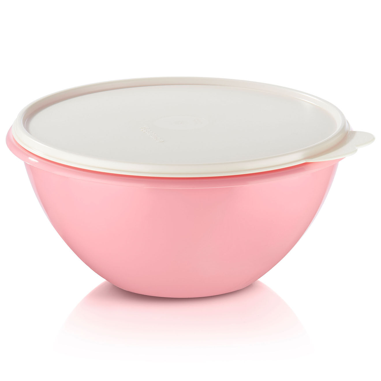 Tupperware Bol avec couvercle Wonderlier rose/couvercle blanc - 2.4L