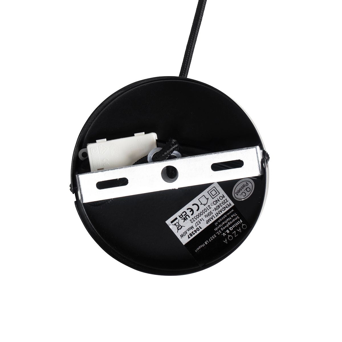 Smart hanglamp bruin 48 cm incl. Wifi G95 - Rob