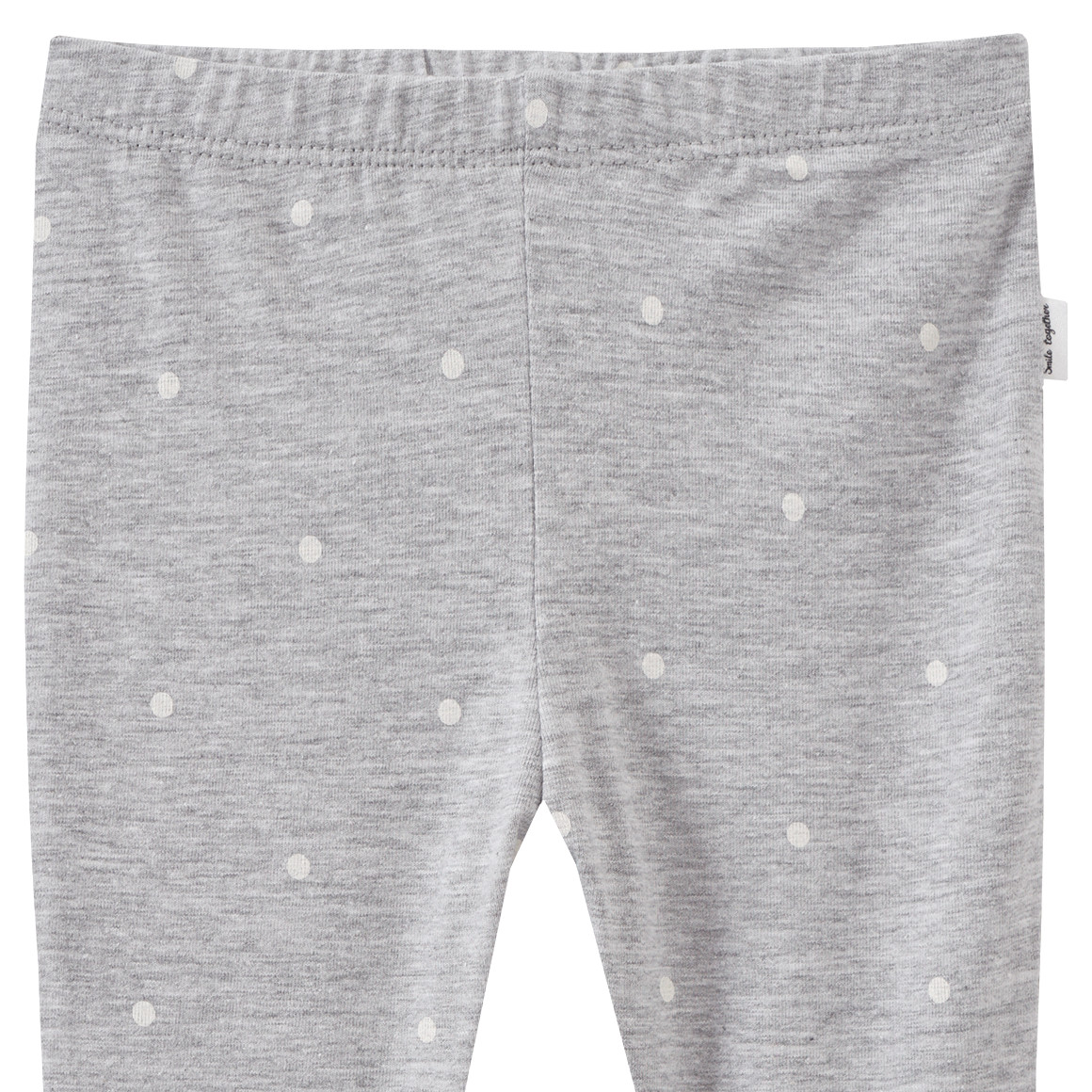 Topomini Baby Leggings mit Punkte-Allover hellgrau