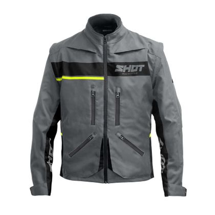 Veste enduro Shot CONTACT ASSAULT 2023 - Gris / Jaune