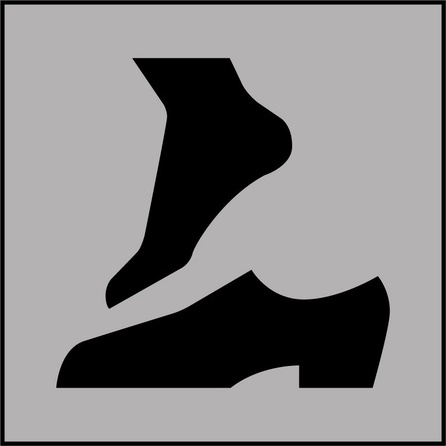 Panneau d'information - Retirer ses chaussures - ISO 7001