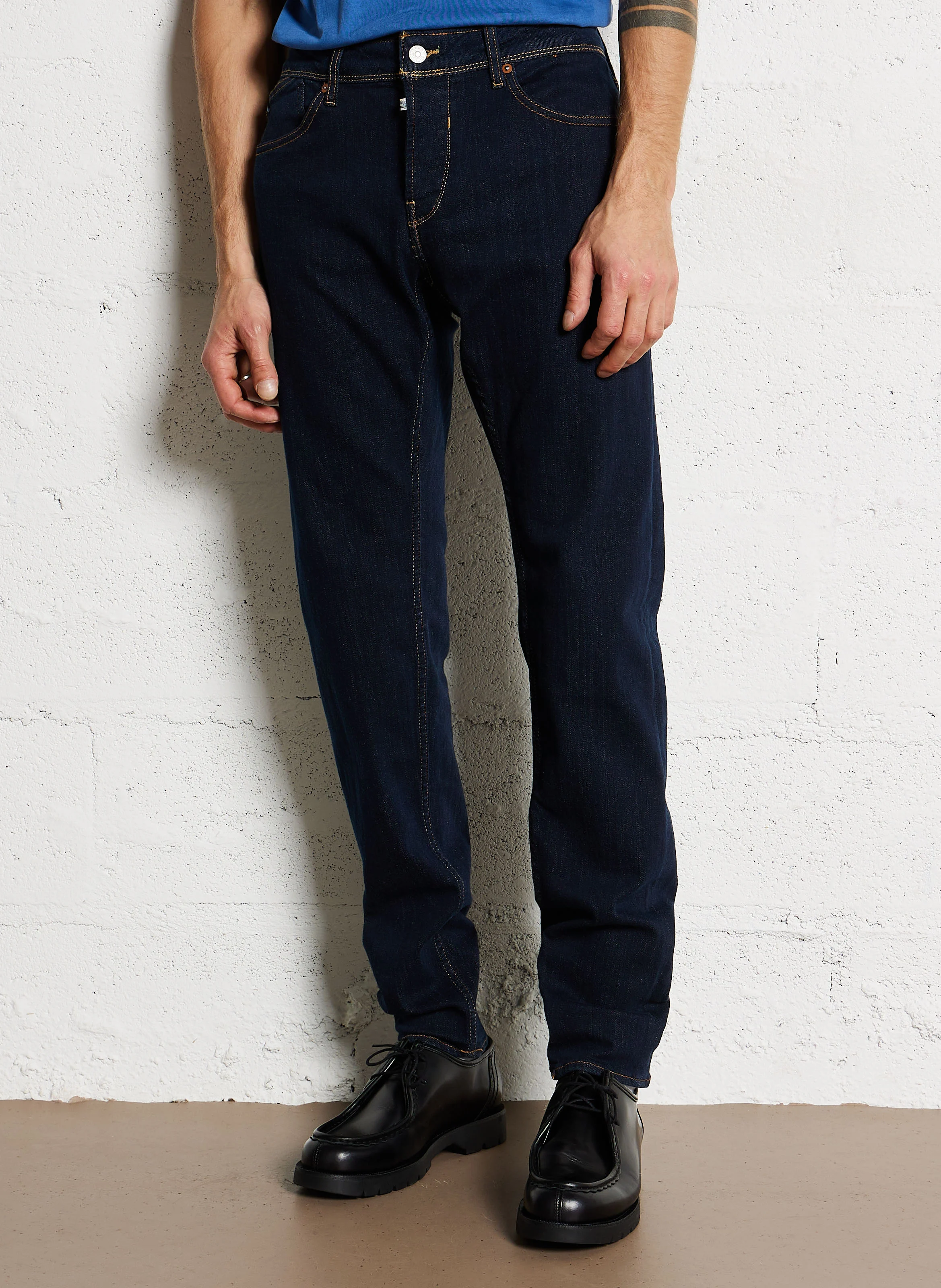 700/11 - Jean brut| Bleu