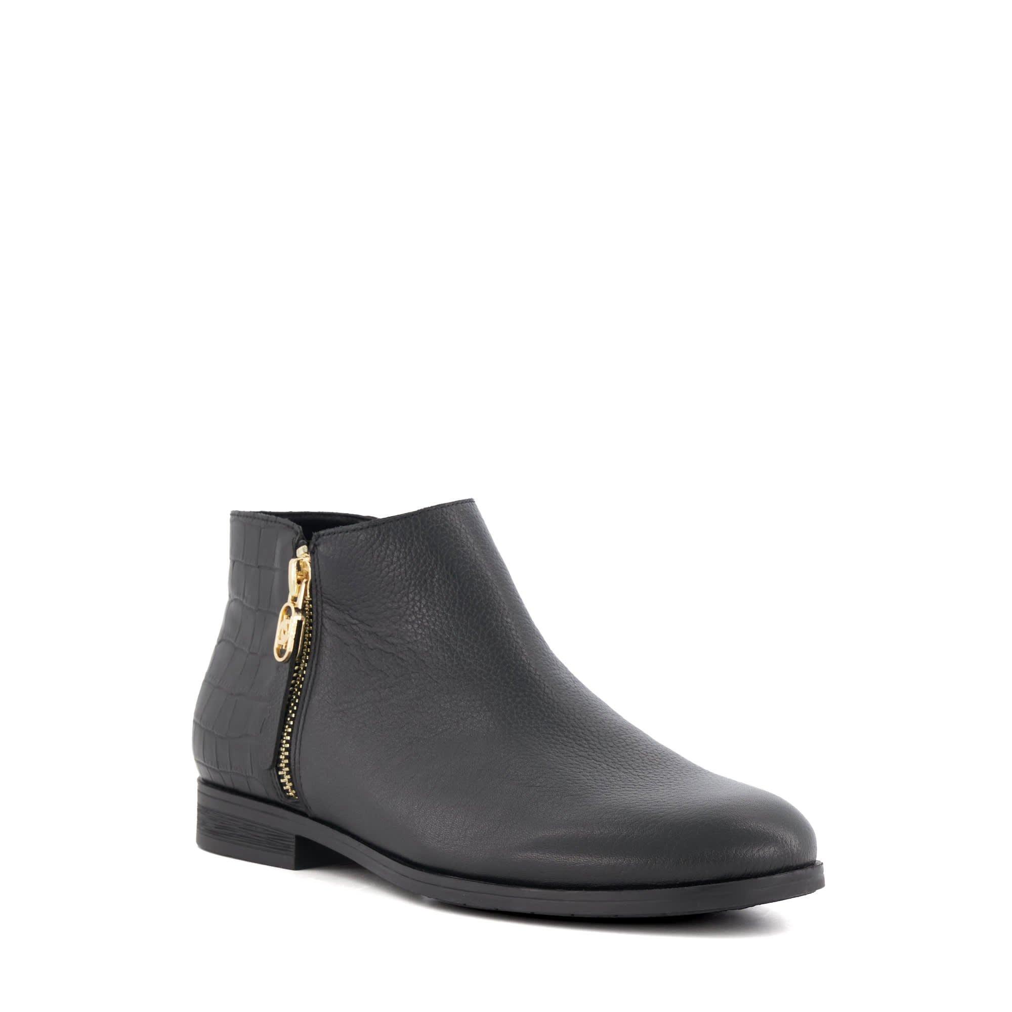 Dune London Pond Leather Ankle Boots