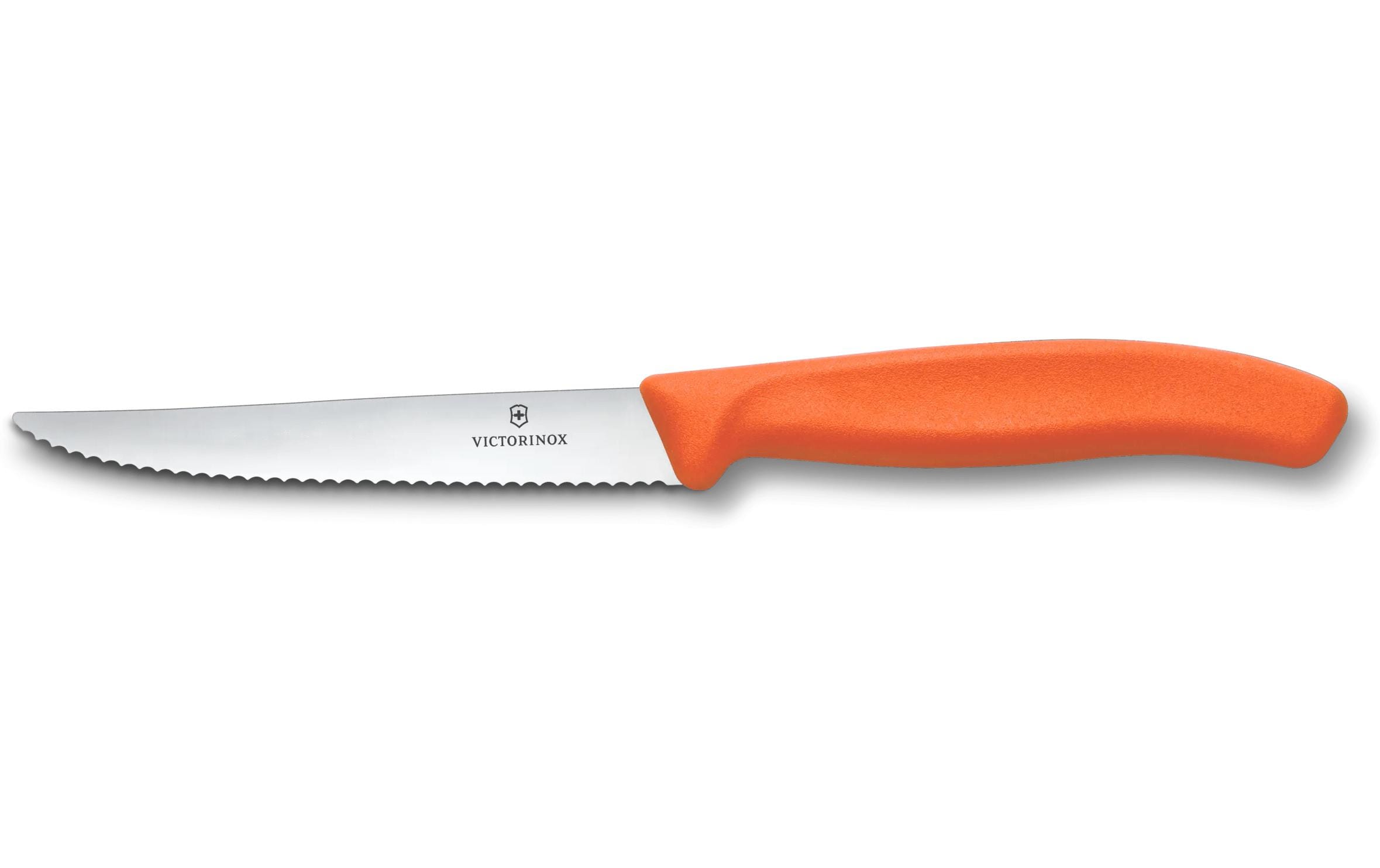 Pizzamesser Swiss Classic, 11 cm, OrangeSteak und Pizzamesser mit extra scharfem Wellenschliff
