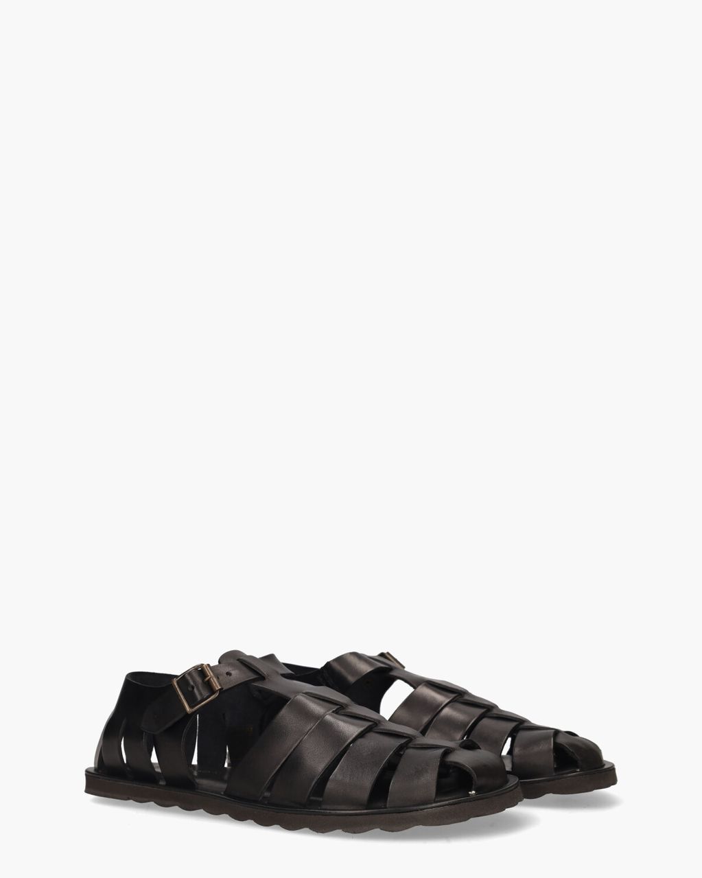 The Sandals Factory M7473 Zwart Herensandalen