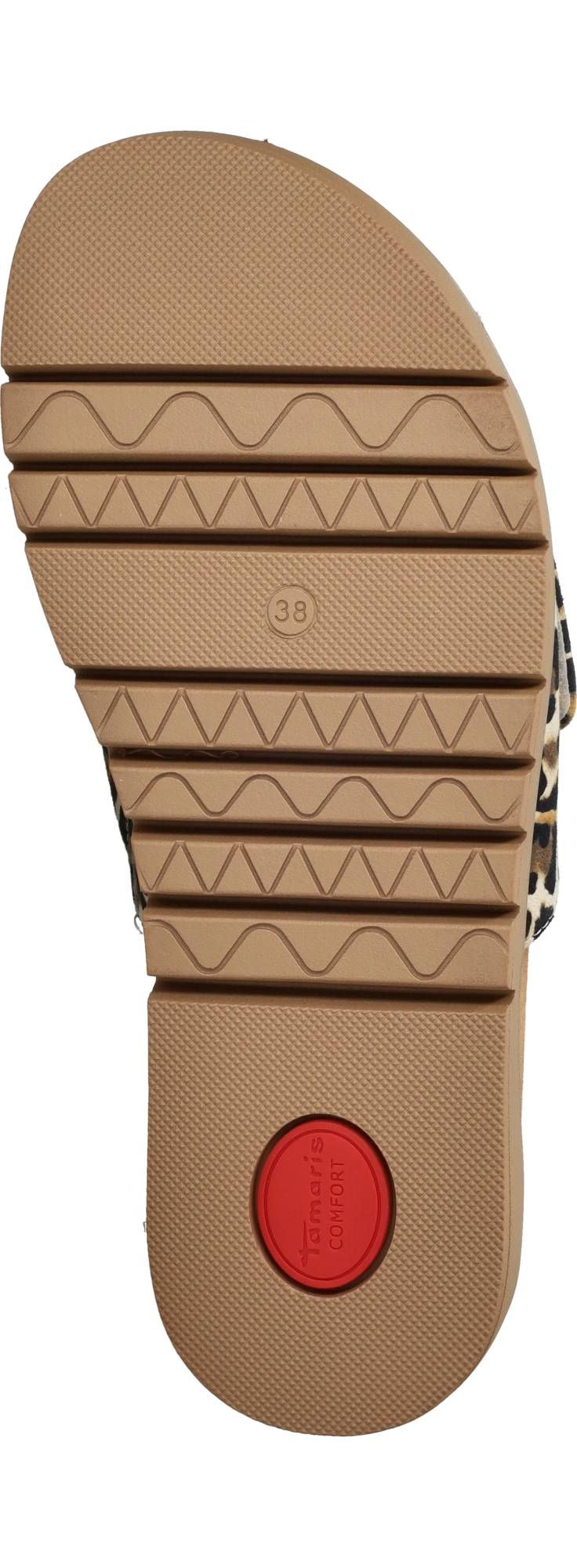 Tamaris Comfort Slippers Bruin Dames