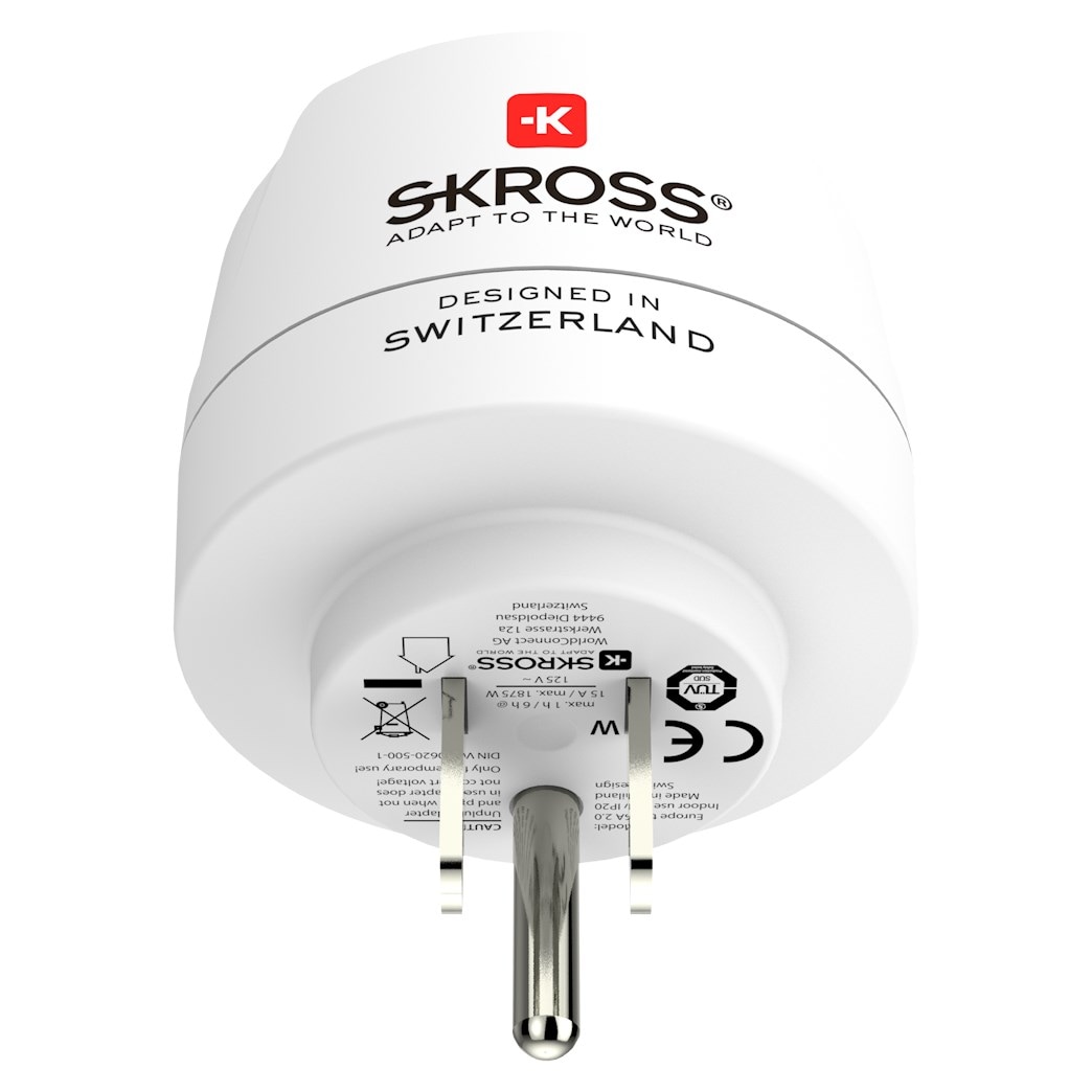 Skross Jordet reiseadapter USA