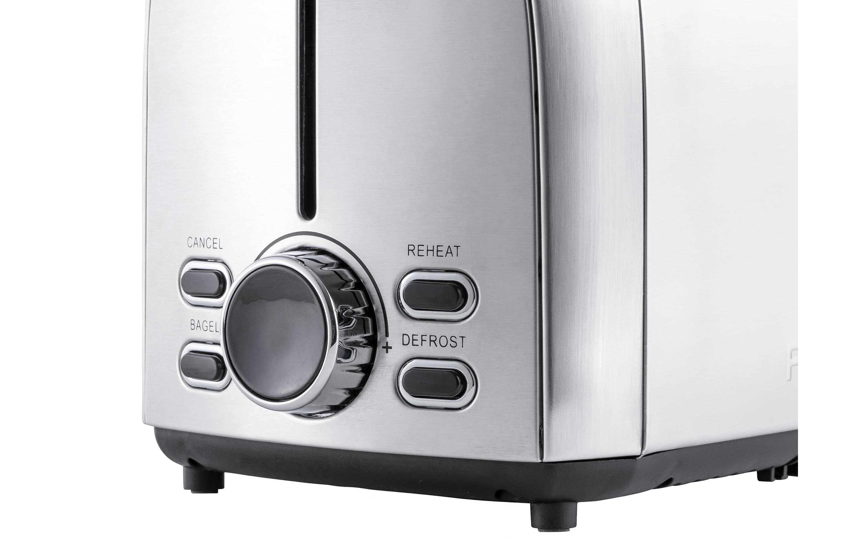 Toaster Crusty SilberToaster zum gleichzeitigen Rösten von 2 Brotscheiben