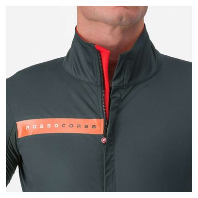 Veste Manches Longues Castelli Beta Ros Vert/Orange
