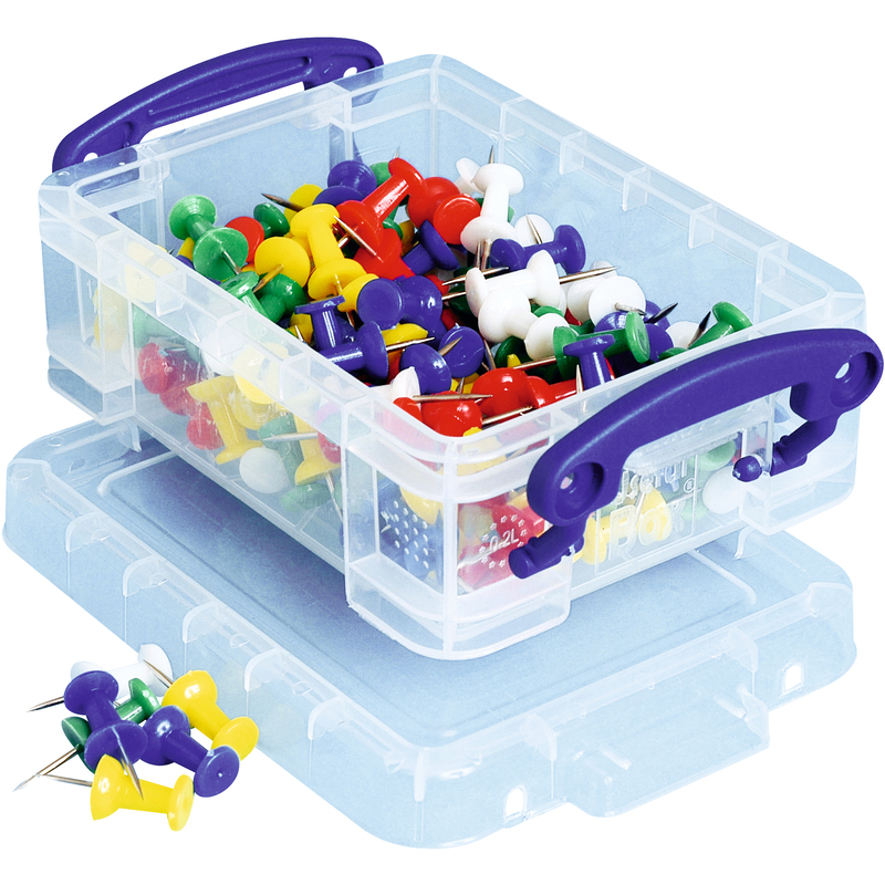 Really Useful Box Aufbewahrungsbox, 0.2 l, transparent