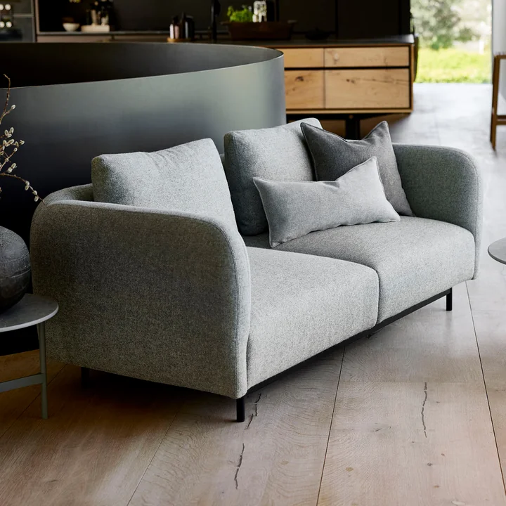 Cane-line - Aura Sofa 10, 2-Sitzer, dunkelgrau, (Cane-line Ambience)