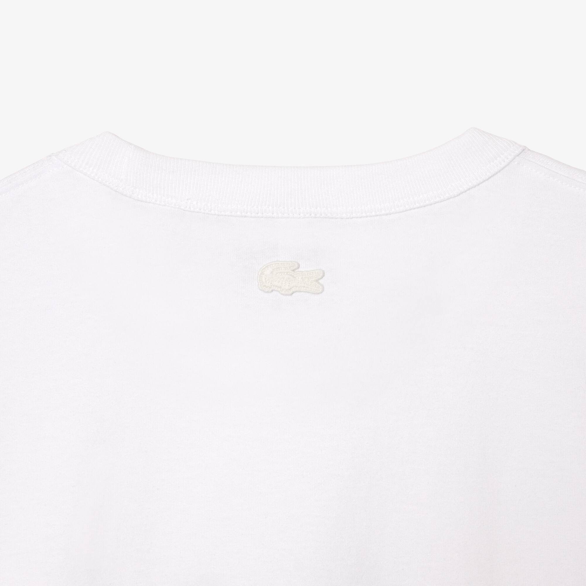 LACOSTE x le FLEUR Jersey T-Shirt T-Shirts - Weiss - Lacoste - Unisex