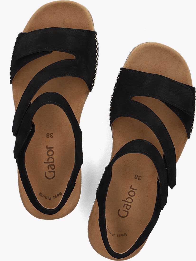 GABOR zwarte gabor sandalen 734.1