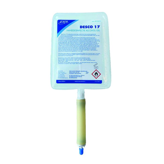 Euro products 6st Handdesinfectie 3082 alcohol handgel 6x800ml (411311)