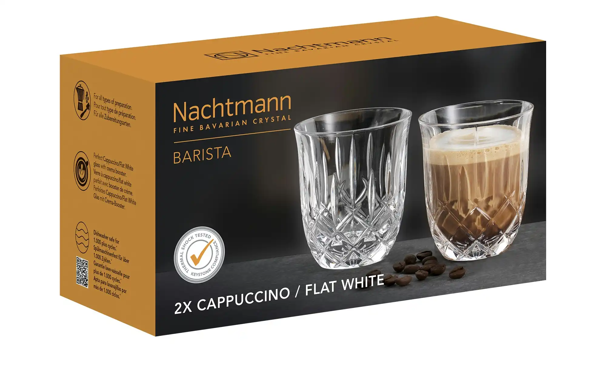 Nachtmann Cappuccino-Gläser 2er Set Noblesse