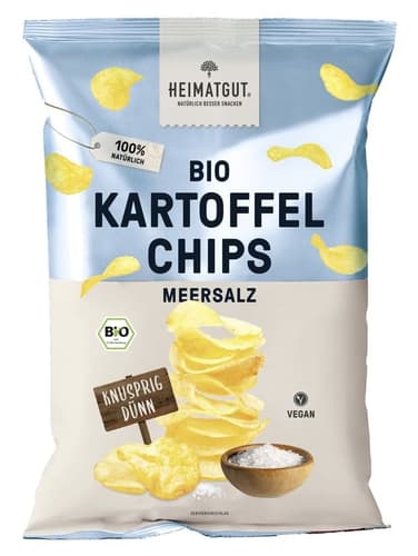 Heimatgut Bio Kartoffelchips Meersalz