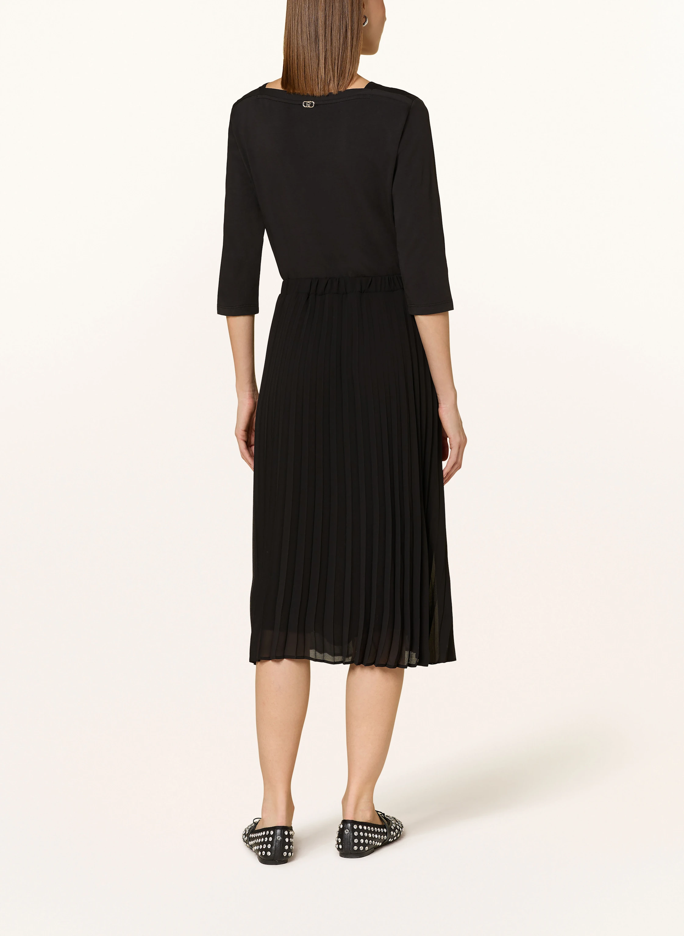 LIU JO Kleid im Materialmix mit 3/4-Arm