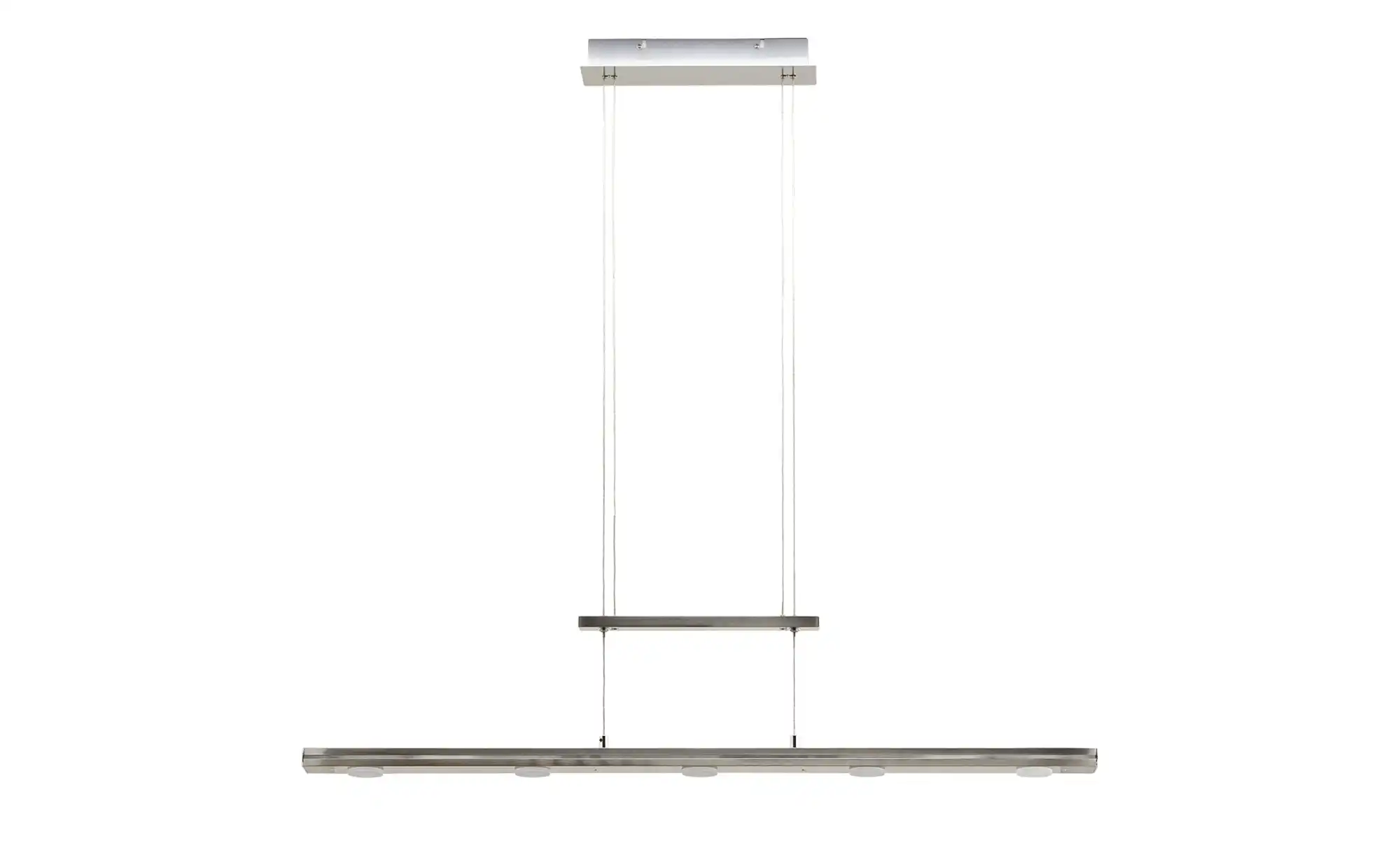 Trio LED-Pendelleuchte, nickel matt mit Dimmer