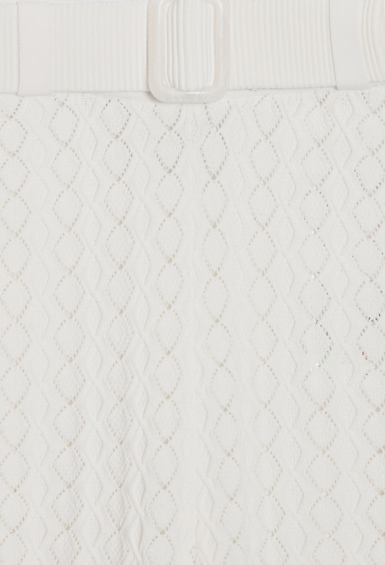 Pantalon maille ecru