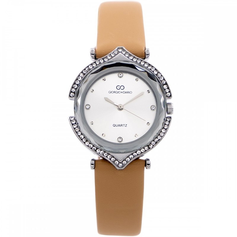 Montre Femme GIORGIO bracelet Cuir Marron