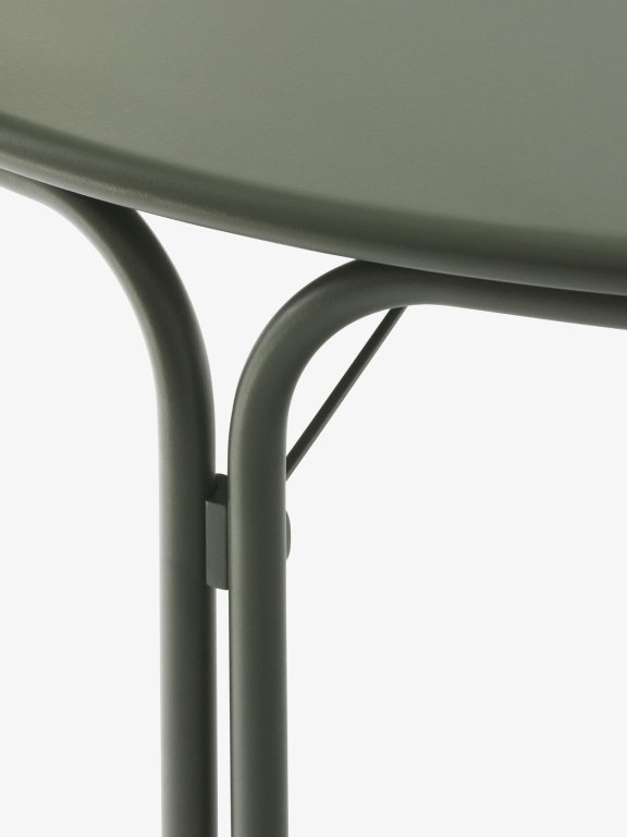 &tradition Thorvald tuintafel Ø115 Warm Black