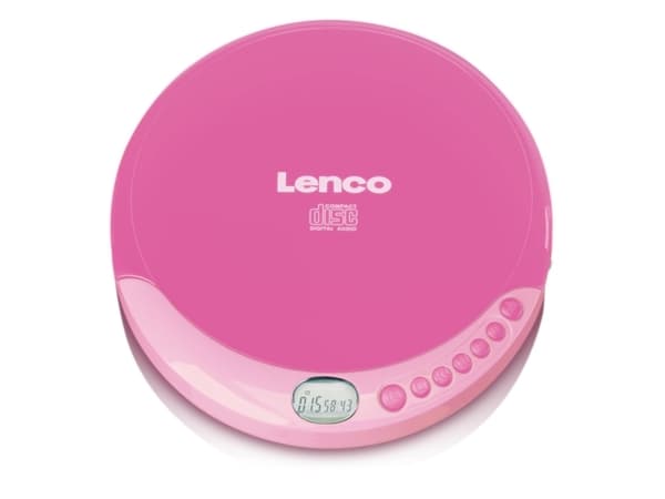 Lenco CD-011 - CD-spiller - rosa