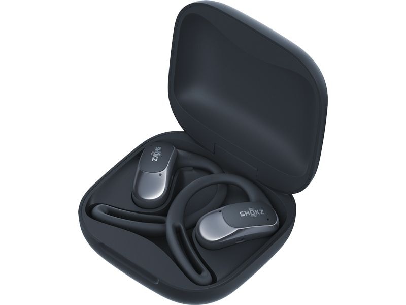 Shokz Wireless In-Ear-Kopfhörer OpenFit Air Schwarz Open-Ear-Sportkopfhörer
