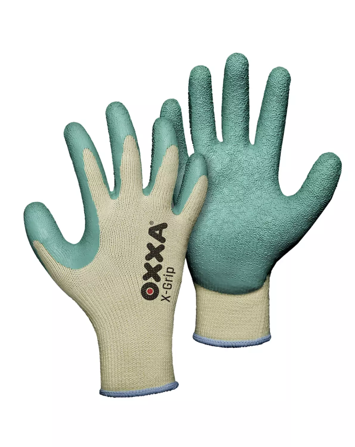 Oxxa 51-000 X-Grip Werkhandschoenen - Groen/Geel - 7/S