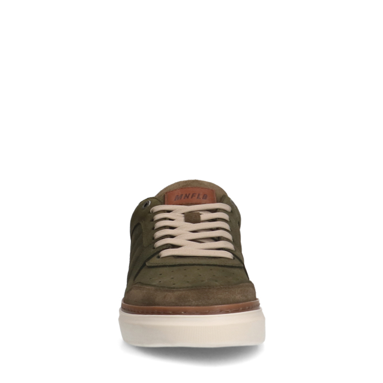 Khaki nubuck sneakers