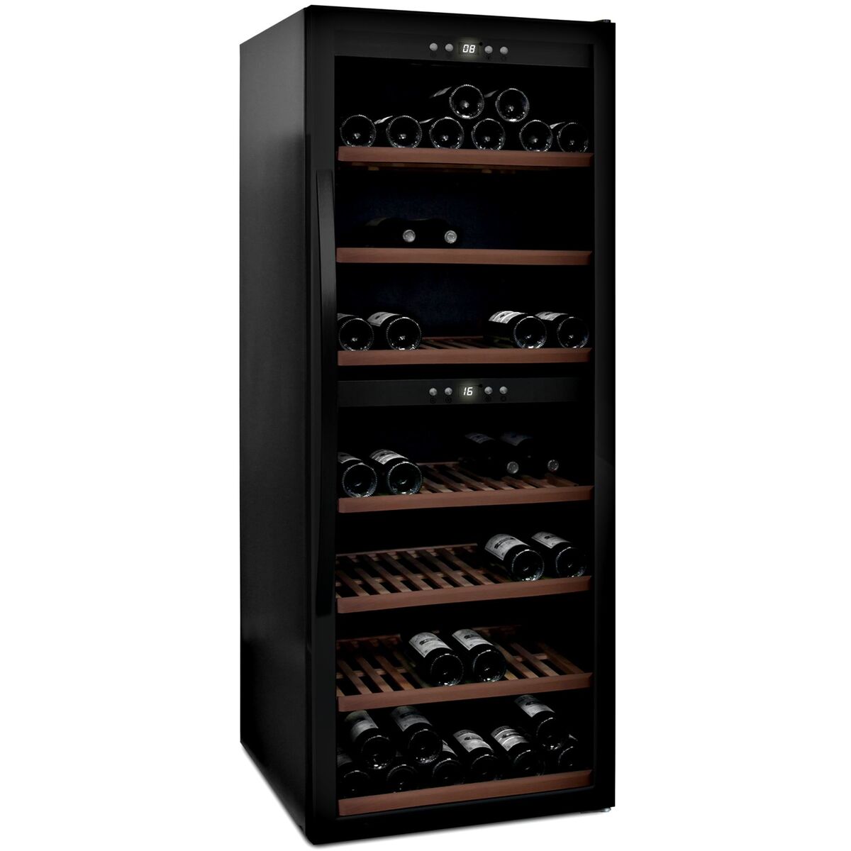 WineExpert 126 vinkjøleskap, sort