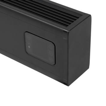 Eurom Alutherm Baseboard 2000 Zwart met WiFi