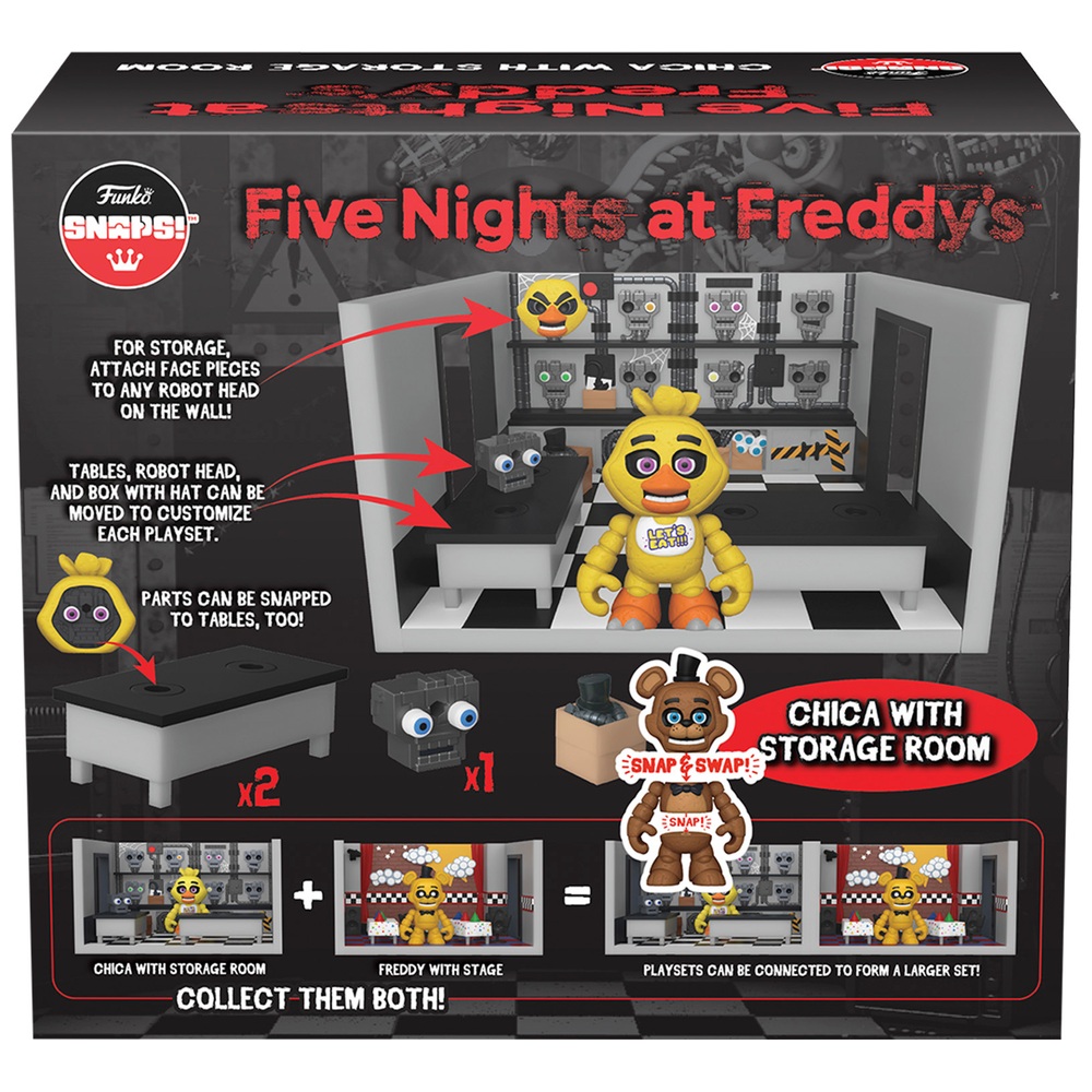Funko Snaps! Five Nights at Freddy's: Chica mit Lagerraum-Spielset