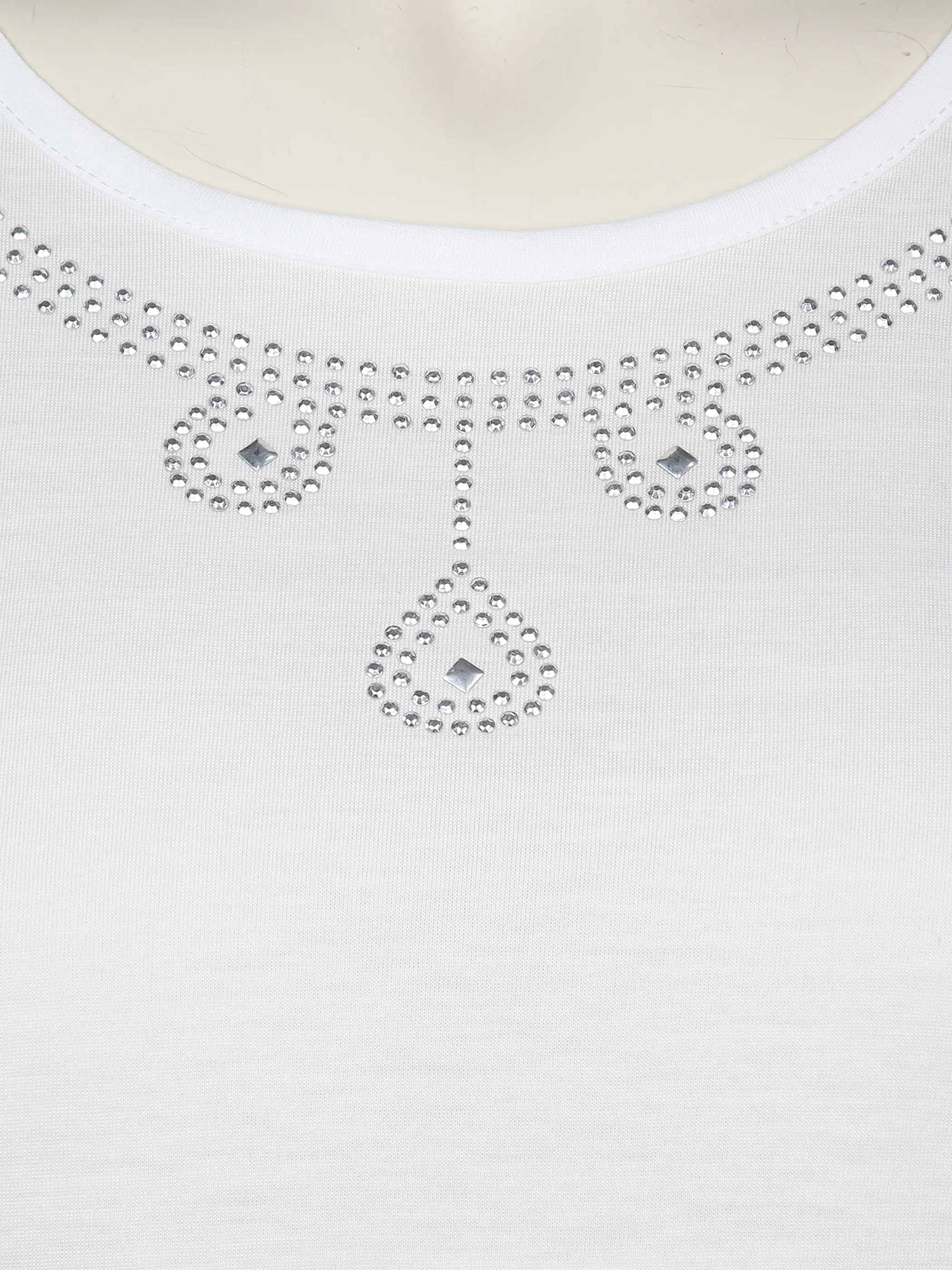 Große Größen Shirt mit Glitzersteinchen